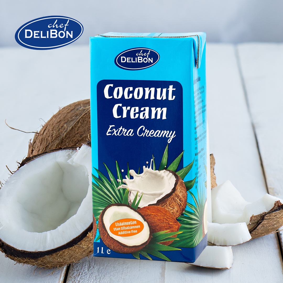 Delibon Kookoskerman uudistunut pakkaus