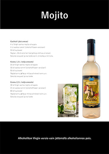 Modo Virgin Series Mojiton juomaresepti